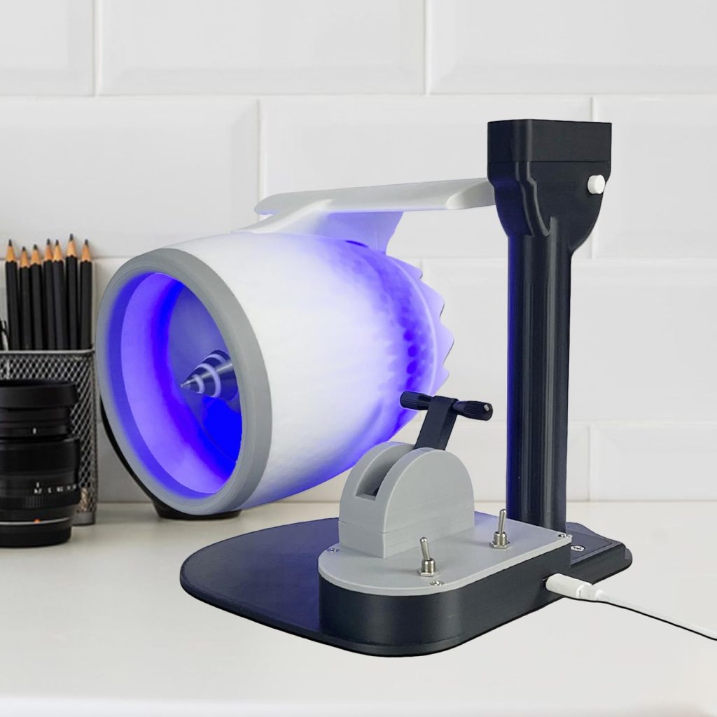 Jet Engine-Themed Desk Fans