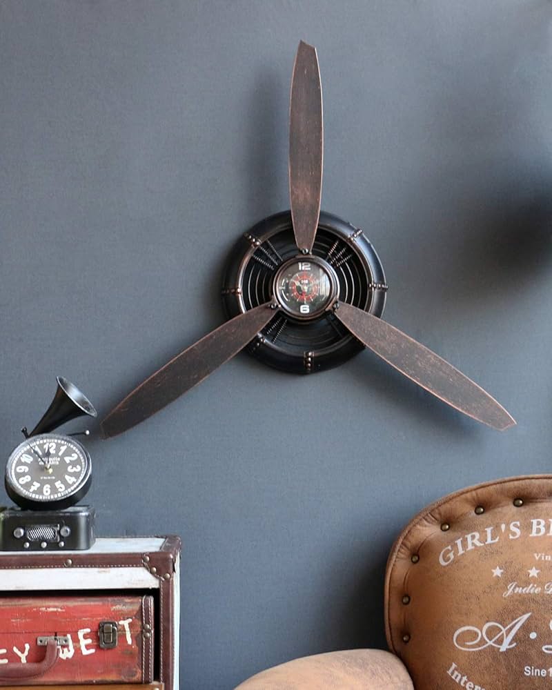 Airplane Propeller Wall Clocks
