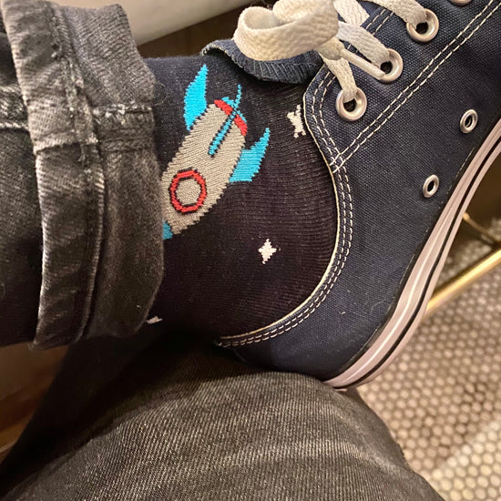 Space-Themed Socks: Fun Footwear for Fans