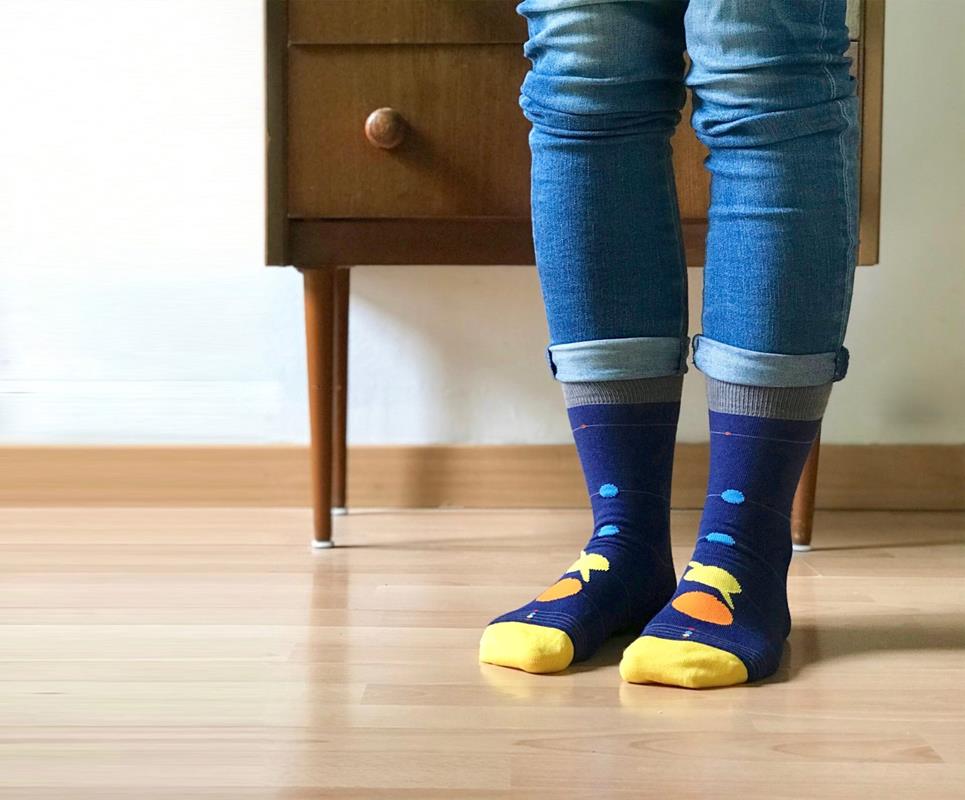 Space-Themed Socks: Fun Footwear for Fans