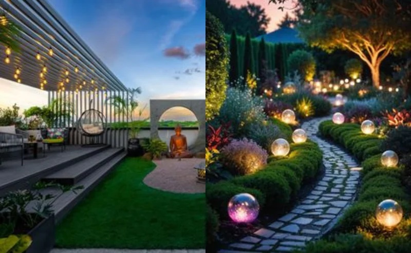 Space-Themed Garden