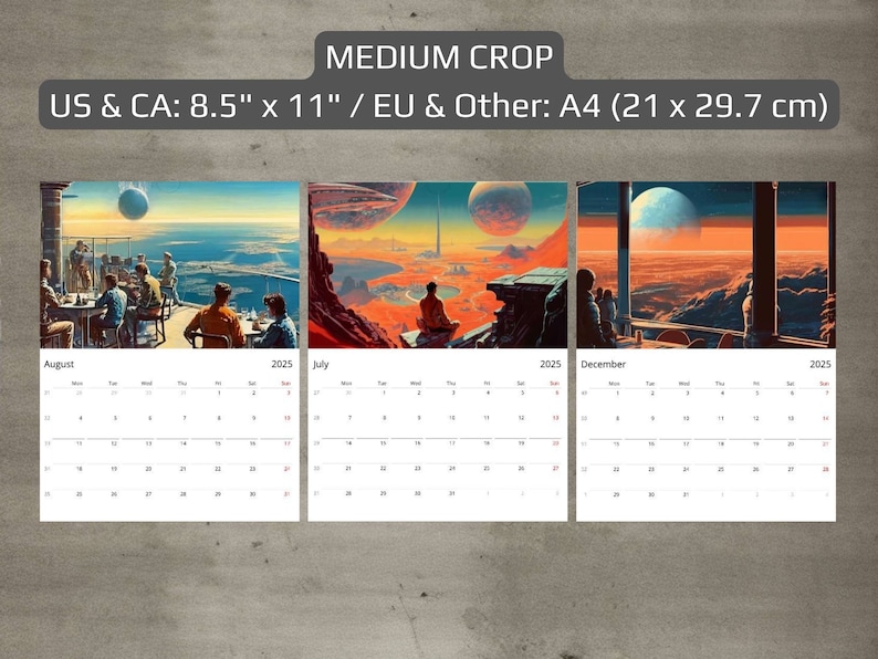 Top Space-Themed Calendars for the New Year