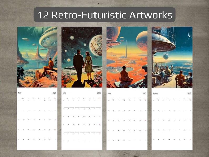 Top Space-Themed Calendars for the New Year