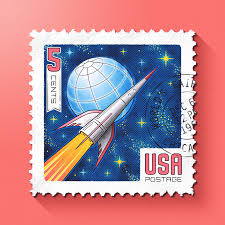 Space-Themed Stamps