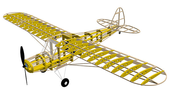 RC airplane airframe (kit or scratch-built)