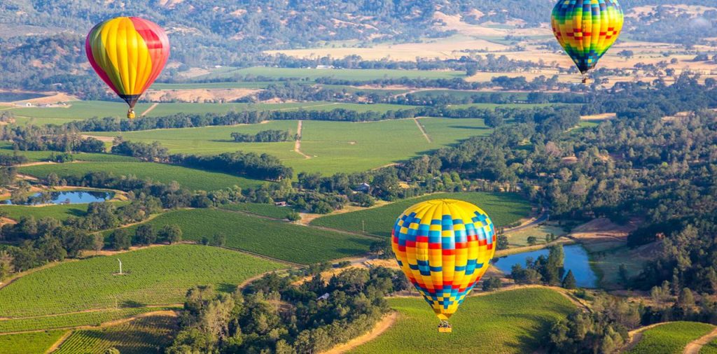 Best Places to Fly a Drone in the USA: Napa Valley, California