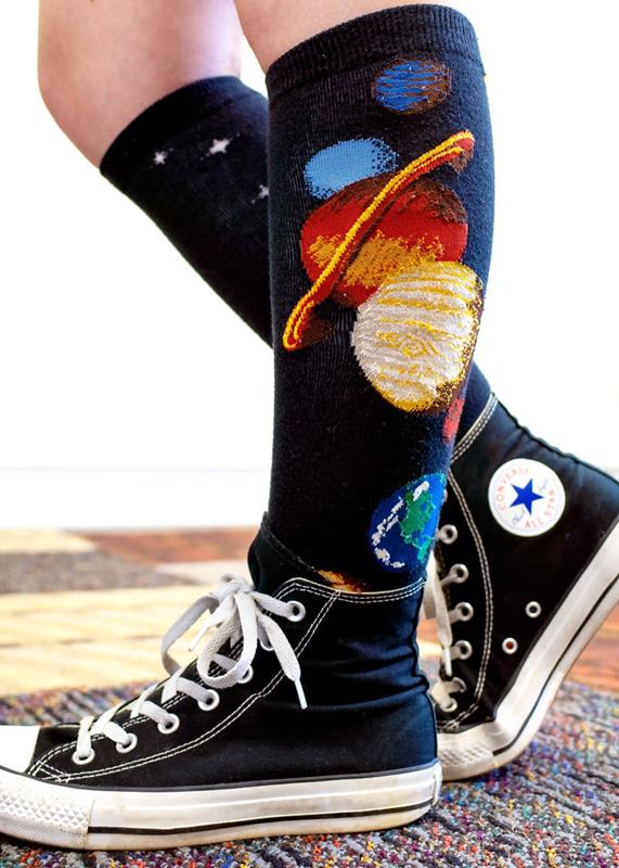 Space-Themed Socks: Fun Footwear for Fans